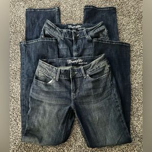 Boot cut wranglers